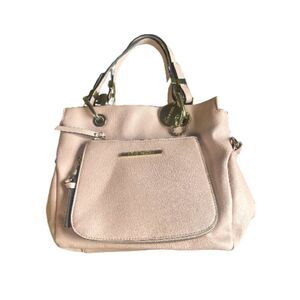 Steve Madden Blush Pink Crossbody Bag Removable Strap Adjustable Gold Tag Charm